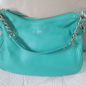 Kate Spade Teal Leather Shoulder Bag